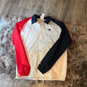Champion Button Up Jacket Large